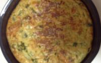 Bolo salgado de couve-flor