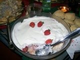 Torta gelada de morango