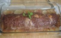 Rocambole de carne moída