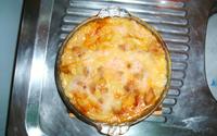 Carne moída ao molho bechamel