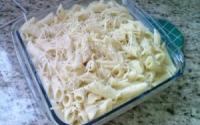 Penne cremoso com ervas