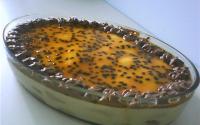 Pavê de mousse de maracujá