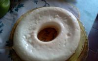 Brigadeirão branco de microondas