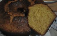 Bolo de milho de sobras de curau