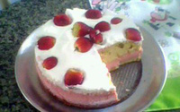 Bolo de morango especial