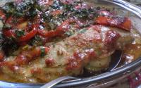 Filé de peixe ao forno