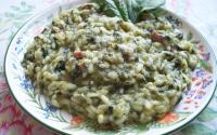 Risoto de espinafre
