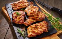Bisteca de Porco assada simples