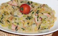 Acelga com cenoura e bacon