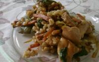 Cevadinha com mix de legumes