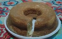 Bolo de fubá com leite de coco