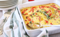 “Leva cinco minutos e o resultado é delicioso”: receita de torta de legumes feita por nutricionista