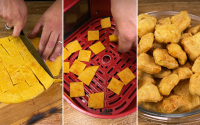 Delicioso, viciante e pronto em 8 minutos: esse é o salgadinho que faço para os meus filhos, uma receita na airfryer saudável e fácil!