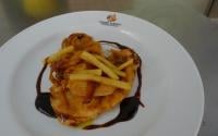 Filé de frango com maçã