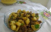Moela com batata