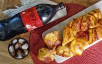 Pão folhado de peperoni 