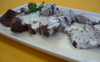 Filé mignon com curry e leite de coco