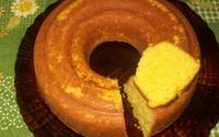 Bolo de milho com leite de coco