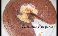 Bolo chocolate com beijinho expresso