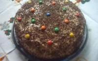 Bolo festivo de chocolate