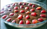 Torta de morango com chocolate