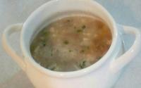 Sopa de Cará com Carne Moída