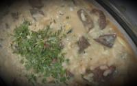 Risoto de filé mignon e mostarda