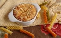 Souflé de macarrão com queijos