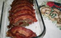 Rocambole de rúcula com tomate seco