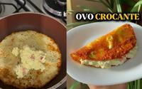 Ovo crocante é meu café da manhã de todos os dias, viciei: receita fácil é gostosa demais!