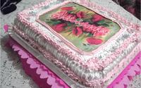 Bolo de aniversário da tia Ivania