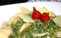 Massa ao pesto