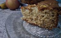 Bolo de banana e maçã prático
