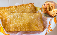 Pastel de panetone viraliza na internet com a chegada do Natal! Você provaria o pasteltone?