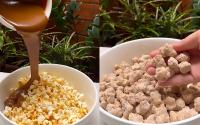 Essa pipoca doce é melhor que de cinema e as crianças adoram: o melhor é que não faz lambança!