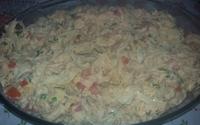 Macarronada de pirarucu