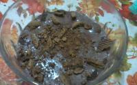 Pavê de pudim de caixinha e cookies