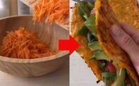 Wrap caseiro com cenoura para um café da manhã, lanche ou jantar SEM FARINHA: receita simples e fácil de fazer