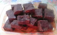 Paçoca de amendoim e chocolate meio amargo