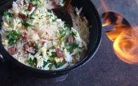Arroz carreteiro gaúcho