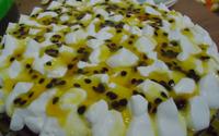 Torta pavê de maracujá