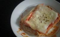 Pizza de pão de forma
