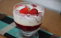 Gelatina com creme