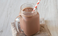 Milk shake de chocolate