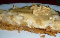 Torta de damasco e nozes