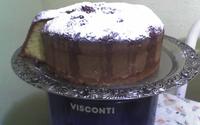 Bolo de laranja com casca