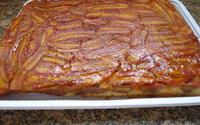 Bolo de bananas caramelizadas da Pri