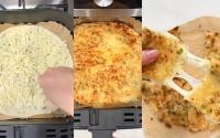 Nem pizza, nem pão de alho: essa tortilla com queijo na airfryer fica pronta em 5 minutos e é o lanche mais fácil de fazer