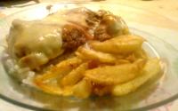 Bife à parmegiana