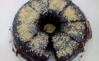 Bolo de amendoim com chocolate